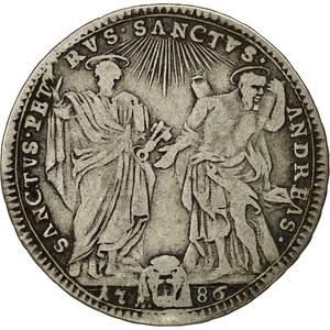 Papal States / Testone 1786 - reverse photo