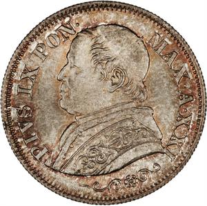 Papal States / Ten Soldi 1866 - obverse photo