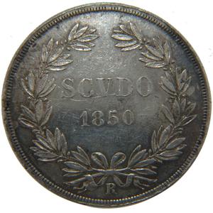 Papal States / Scudo 1850 - reverse photo