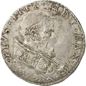 Papal States / Bianco of Pope Pius IV - obverse photo