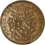 Five Baiocchi 1854: Photo Coin, Papal States, Five Baiocchi 1854 / thumbnail