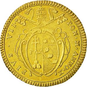 Papal States / Doppia 1809 - reverse photo