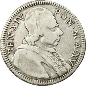 Papal States / Doppio Giulio 1755 - obverse photo