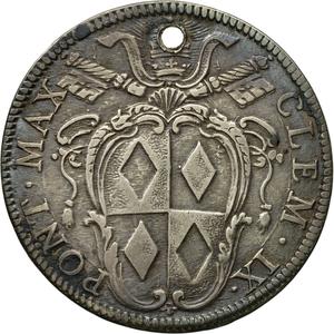 Papal States / Testone 1667 - reverse photo