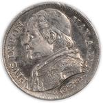 Two Lire 1867: Photo Coin, Papal States, Two Lire 1867 / thumbnail