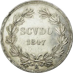 Papal States / Scudo 1847 - reverse photo