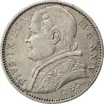 Two Lire 1870: Photo Coin, Papal States, Two Lire 1870 / thumbnail