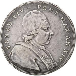 Papal States / Scudo 1753 - obverse photo