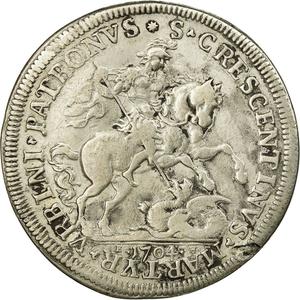 Papal States / Half Piastra 1704 - reverse photo