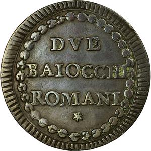 Papal States / Two Baiocchi 1794 - reverse photo