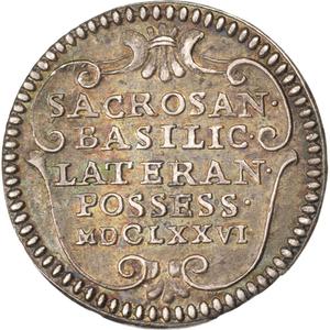 Papal States / Grosso 1676 - reverse photo
