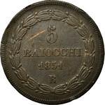 Five Baiocchi 1851: Photo Coin, Papal States, Five Baiocchi 1851 / thumbnail