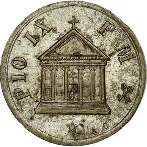 Papal States / Ten Baiocchi 1848 - obverse photo