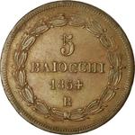 Five Baiocchi 1854: Photo Coin, Papal States, Five Baiocchi 1854 / thumbnail