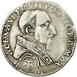 Papal States / Luigino of Pope Alexander VII - obverse photo