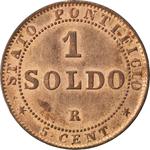One Soldo 1867: Photo Coin, Papal States, One Soldo 1867 / thumbnail