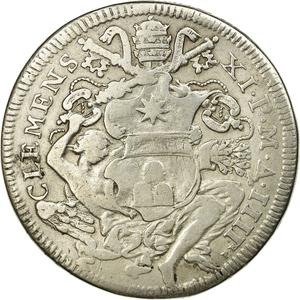 Papal States / Half Piastra 1704 - obverse photo