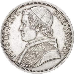 Papal States / Scudo 1854 - obverse photo