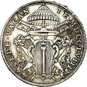 Papal States / Scudo 1758 Sede Vacante - obverse photo