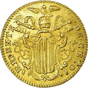 Papal States / Zecchino 1754 - reverse photo
