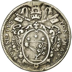 Papal States / Half Scudo 1779 - reverse photo