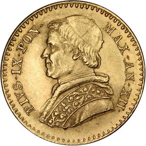 Papal States / Two and a Half Scudi 1858 - obverse photo