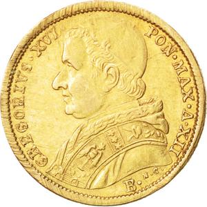 Papal States / Five Scudi 1842 - obverse photo
