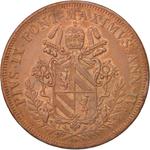 Five Baiocchi 1849: Photo Coin, Papal States, Five Baiocchi 1849 / thumbnail