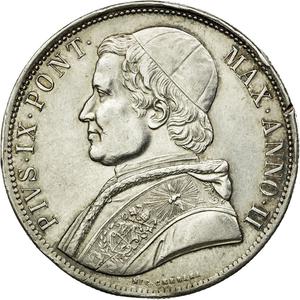 Papal States / Scudo 1847 - obverse photo