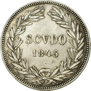 Papal States / Scudo 1845 - reverse photo