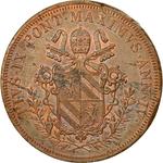 Five Baiocchi 1850: Photo Coin, Papal States, Five Baiocchi 1850 / thumbnail