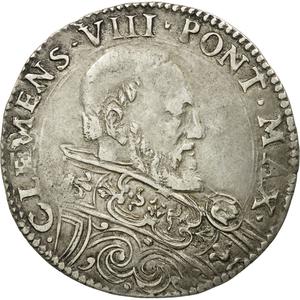 Papal States / Bianco of Pope Clement VIII - obverse photo