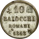 Ten Baiocchi 1848: Photo Coin, Papal States, Ten Baiocchi 1848 / thumbnail