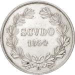 Scudo 1854: Photo Coin, Papal States, Scudo 1854 / thumbnail