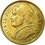 Twenty Lire 1869: Photo Coin, Papal States, Twenty Lire 1869 / thumbnail