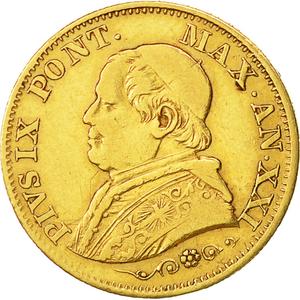 Papal States / Ten Lire 1866 - obverse photo