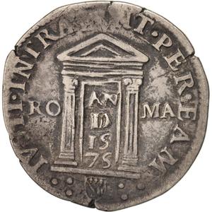 Papal States / Testone 1575 - reverse photo