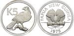 Silver Ounce 1975 New Guinea Eagle: Photo Coin, Papua New Guinea, Silver Ounce 1975 New Guinea Eagle / thumbnail