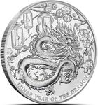 Pitcairn Islands / Silver Half Ounce 2024 Year of the Dragon - reverse photo