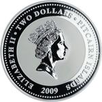 Pitcairn Islands / Silver Ounce 2009 Year of the Ox - obverse photo