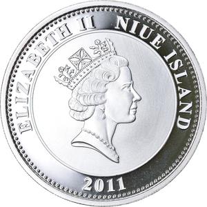 Pitcairn Islands / One Dollar 2011 Royal Engagement - obverse photo