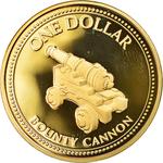 One Dollar 2010 Bounty Cannon: Photo Coin, Pitcairn Islands, One Dollar 2010 Bounty Cannon / thumbnail
