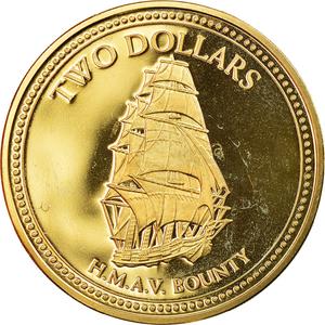 Pitcairn Islands / One Dollar 2010 HMAV Bounty - reverse photo