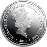 Silver Ounce 2013 Giant Coconut Crab: Photo 1 Oz Silver Two Dollars Giant Coconut Crab 2013 / thumbnail