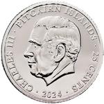 Pitcairn Islands / Silver Quarter Ounce 2024 Year of the Dragon - obverse photo