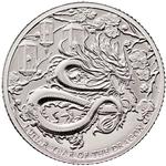 Pitcairn Islands / Silver Quarter Ounce 2024 Year of the Dragon - reverse photo