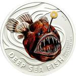 Silver Half Ounce 2010 Deep Sea Fish - Melanocetus Johnsonii: Photo Coin, Pitcairn Islands, Silver Half Ounce 2010 Melanocetus Johnsonii / thumbnail