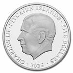 Silver Ounce 2025 Ocean Wonders - Turtle, Coloured: Photo Coin, Pitcairn Islands, Silver Ounce 2025 Ocean Wonders - Turtle, Coloured / thumbnail
