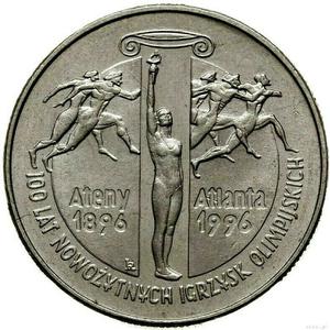 Poland / Two Zlote 1995 Olympics - Athens to Atlanta - obverse photo