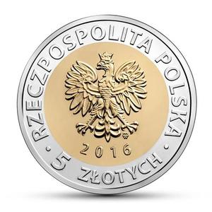 Poland / Five Zloty 2016 Priest's Mill - obverse photo